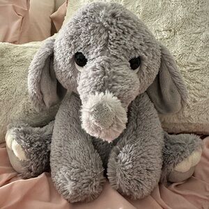 NWOT Gray Elephant Plush